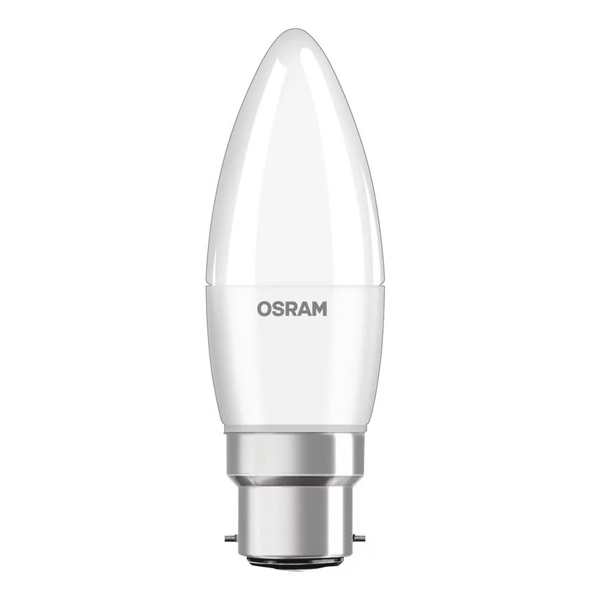 KOMPLEKTAS 3x LED elektros lemputė B38 B22d/4,9W/230V 3000K - Osram