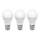KOMPLEKTAS 3x LED elektros lemputė ECOLINE A60 E27/10W/230V 4000K - Brilagi