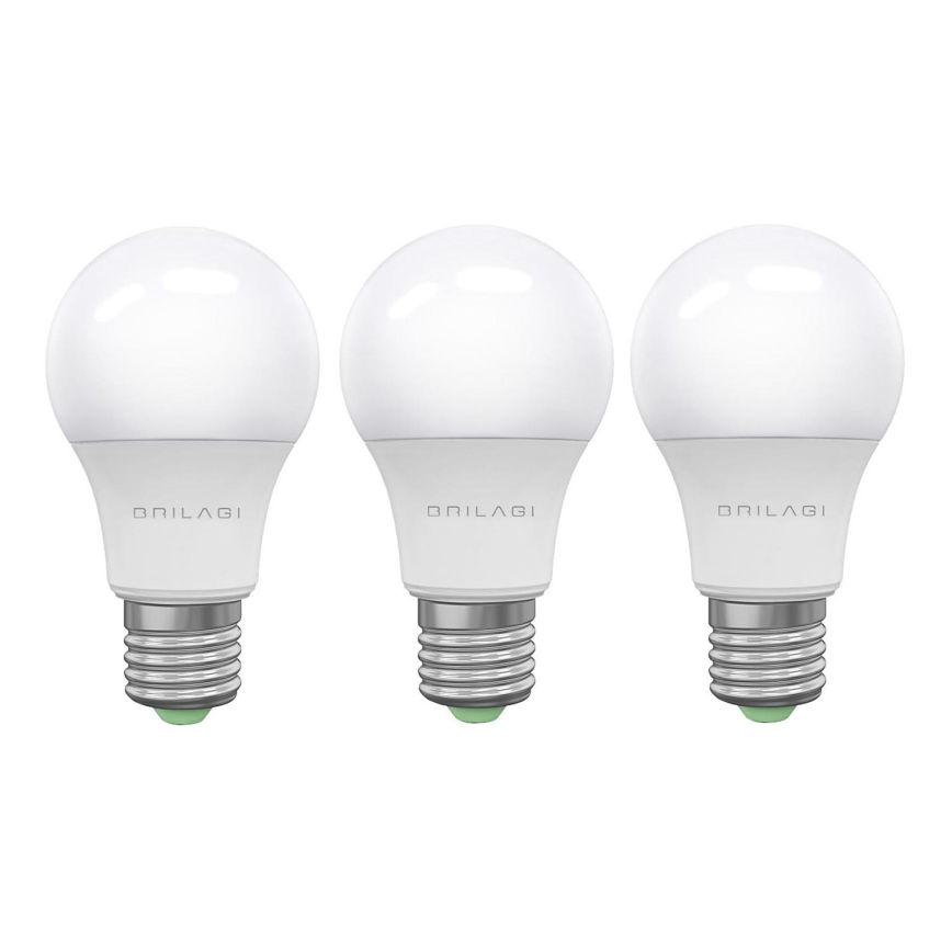 KOMPLEKTAS 3x LED elektros lemputė ECOLINE A60 E27/15W/230V 4000K - Brilagi