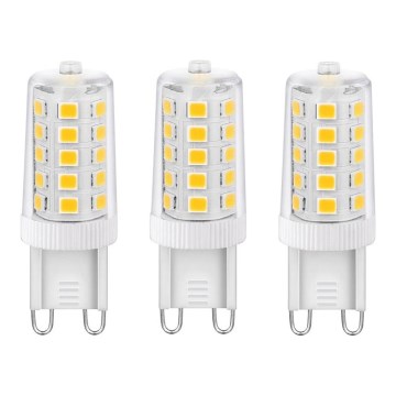 KOMPLEKTAS 3x LED elektros lemputė ECOLINE G9/3,5W/230V 3000K - Brilagi