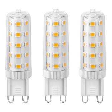 KOMPLEKTAS 3x LED elektros lemputė ECOLINE G9/4,5W/230V 3000K - Brilagi