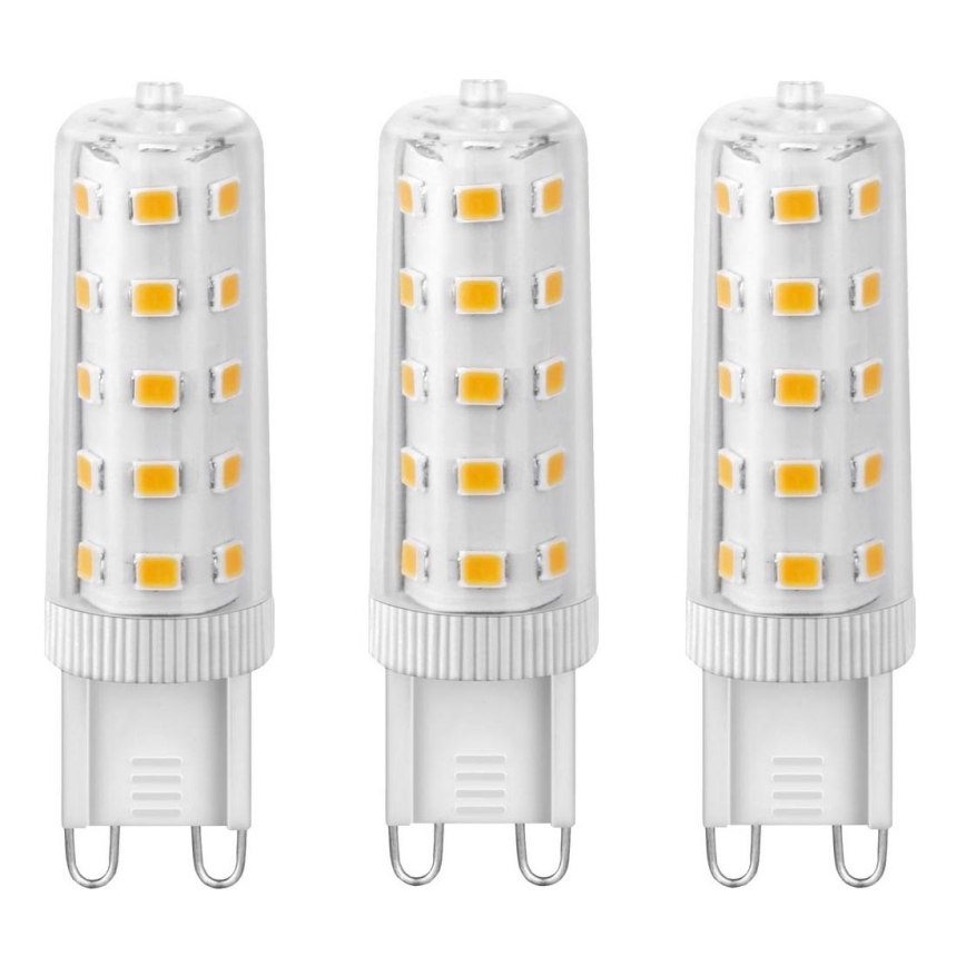 KOMPLEKTAS 3x LED elektros lemputė ECOLINE G9/4,5W/230V 3000K - Brilagi