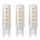 KOMPLEKTAS 3x LED elektros lemputė ECOLINE G9/4,5W/230V 3000K - Brilagi