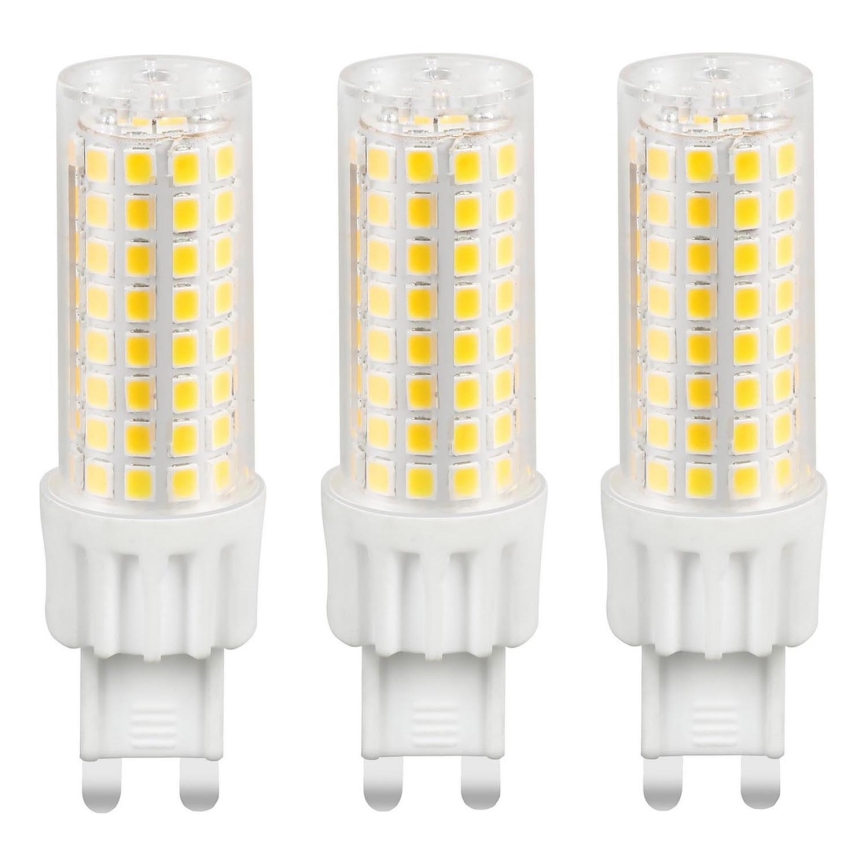 KOMPLEKTAS 3x LED elektros lemputė ECOLINE G9/7W/230V 3000K - Brilagi
