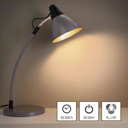 KOMPLEKTAS 3x LED elektros lemputė FILAMENT A60 E27/5W/230V 2700K Energijos klasė A