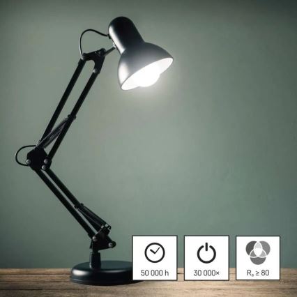 KOMPLEKTAS 3x LED elektros lemputė FILAMENT A60 E27/5W/230V 4000K Energijos klasė A