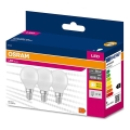 KOMPLEKTAS 3x LED elektros lemputė P45 E14/7,5W/230V 3000K - Osram