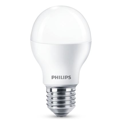 KOMPLEKTAS 3x LED Elektros lemputė Philips E27/6W/230V 2700K