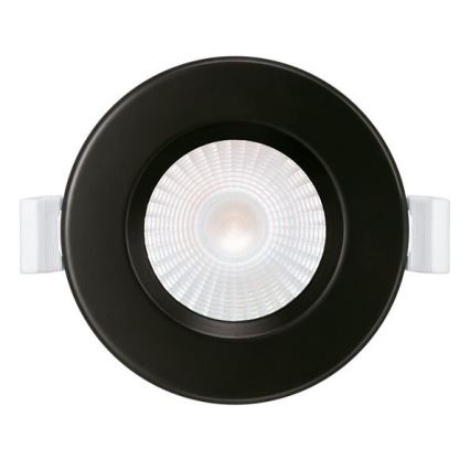 KOMPLEKTAS 3x LED įleidžiamas lubinis vonios šviestuvas LED/5,5W/230V 2700K IP65 juoda