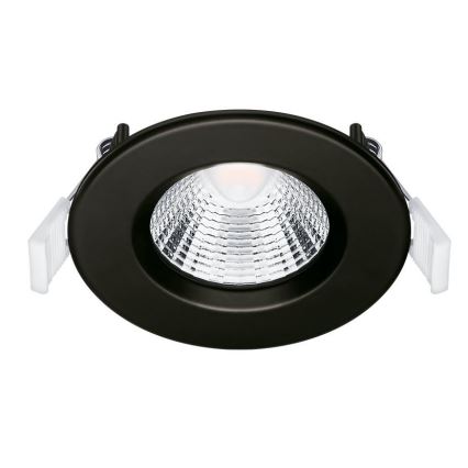KOMPLEKTAS 3x LED įleidžiamas lubinis vonios šviestuvas LED/5,5W/230V 2700K IP65 juoda