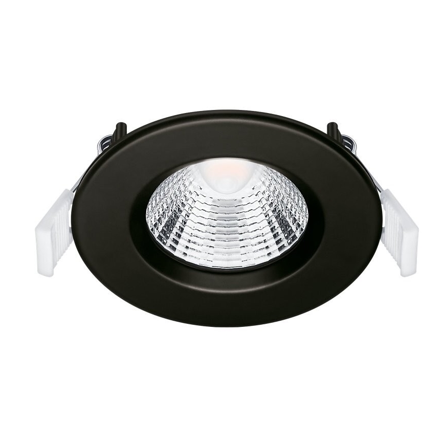 KOMPLEKTAS 3x LED įleidžiamas lubinis vonios šviestuvas LED/5,5W/230V 2700K IP65 juoda