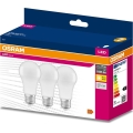 Komplektas 3x LED lemputė A60 E27/10W/230V 3000K - Osram