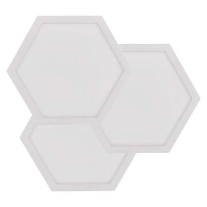 KOMPLEKTAS 3x LED RGBIC+CCT Pritemdoma panelė - prailginimas 3xLED/1,8W/230V Wi-Fi Tuya