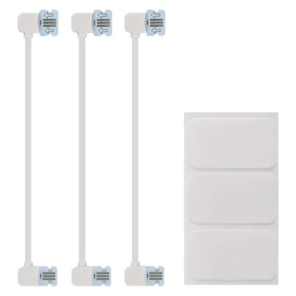 KOMPLEKTAS 3x LED RGBIC+CCT Pritemdoma panelė - prailginimas 3xLED/1,8W/230V Wi-Fi Tuya