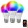 KOMPLEKTAS 3x LED RGBW Reguliuojama lemputė ESSENTIALS A60 E27/8,5W/230V CRI 90 2700-6500K Wi-Fi - Nanoleaf