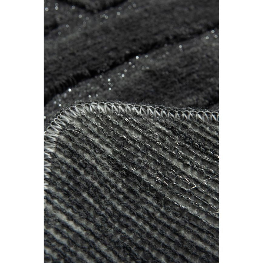 KOMPLEKTAS 3x Vonios kilimėlis ALYA 60/60/100 cm antracitas