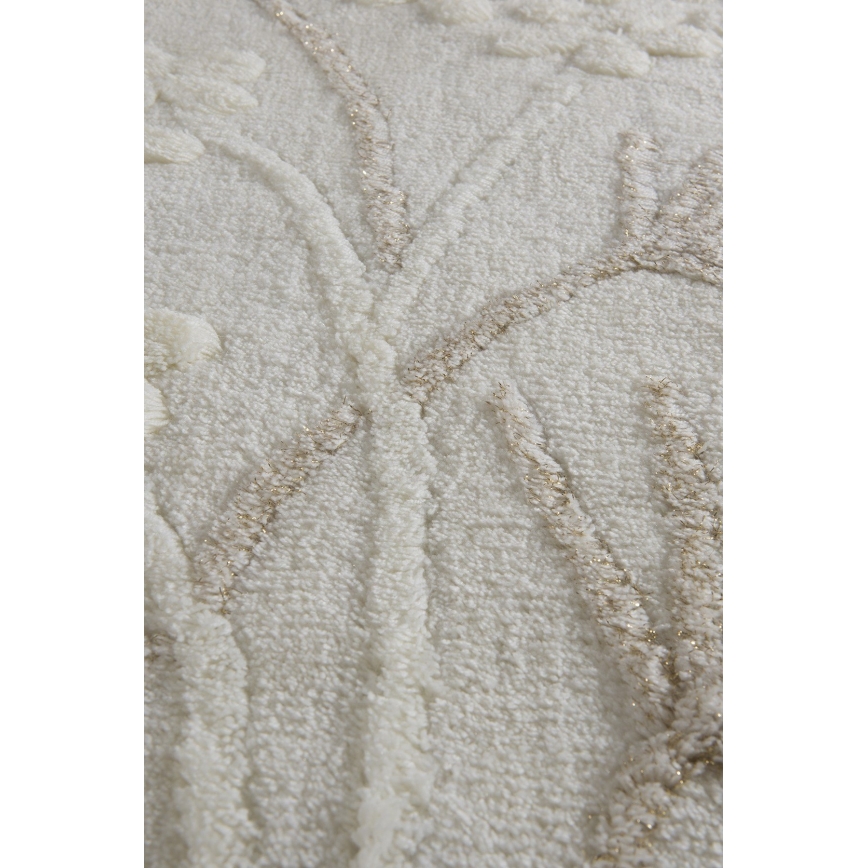 KOMPLEKTAS 3x Vonios kilimėlis ORKIDE 60/60/100 cm smėlio spalva