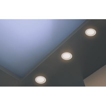 KOMPLEKTAS 3xLED Bathroom Įleidžiamas šviestuvas MIRO LED/6W/230V IP44