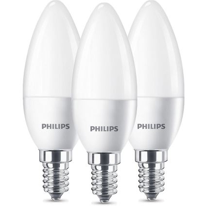 KOMPLEKTAS 3xLED lemputė Philips E14/5,5W/230V 2700K