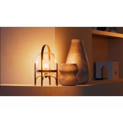 Komplektas: 4 reguliuojamos Philips Hue WHITE LED lemputės, E27, 7W, 230V, 2700K