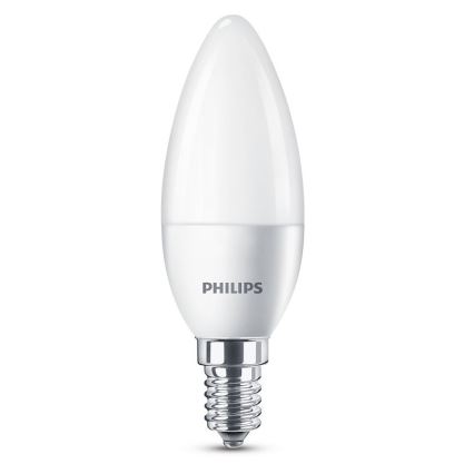 KOMPLEKTAS 4x LED Elektros lemputė Philips E14/5,5W/230V 2700K