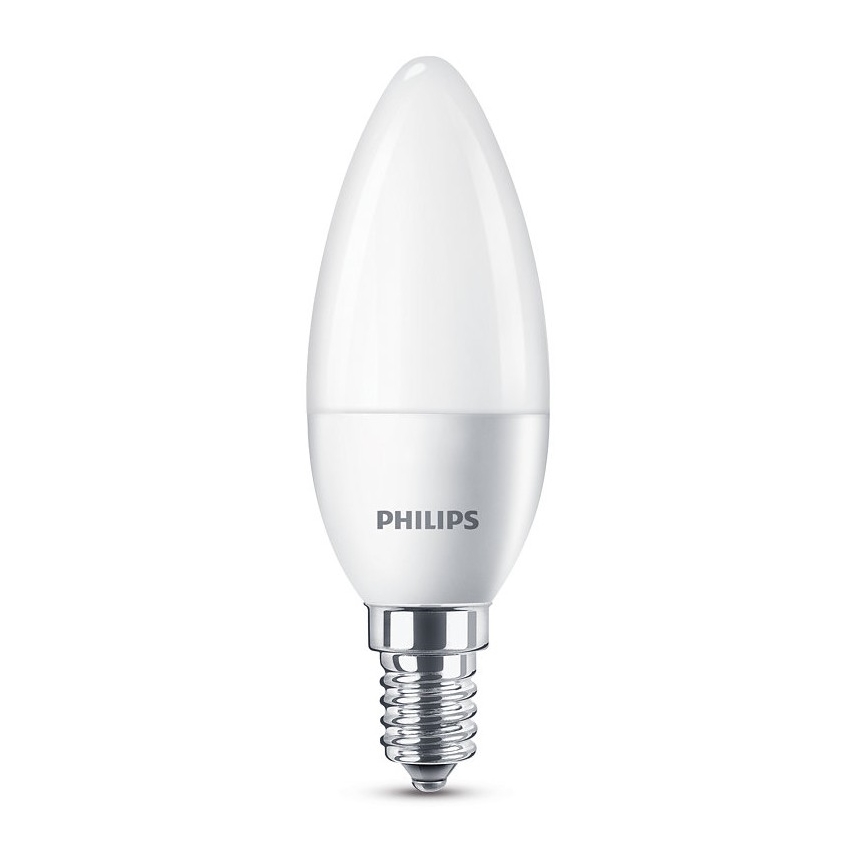 KOMPLEKTAS 4x LED Elektros lemputė Philips E14/5,5W/230V 2700K