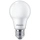 KOMPLEKTAS 4x LED Elektros lemputė Philips E27/8W/230V 2700K