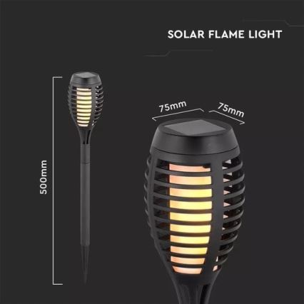 KOMPLEKTAS 4x LED šviestuvas, įkraunamas saulės energija 4xLED/3,6V 1xAAA IP44 100 mAh