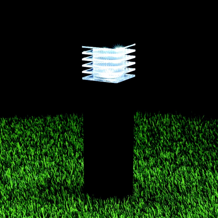 KOMPLEKTAS 4x LED šviestuvas, įkraunamas saulės energija LED/0,06W/1,2V 6000K IP44