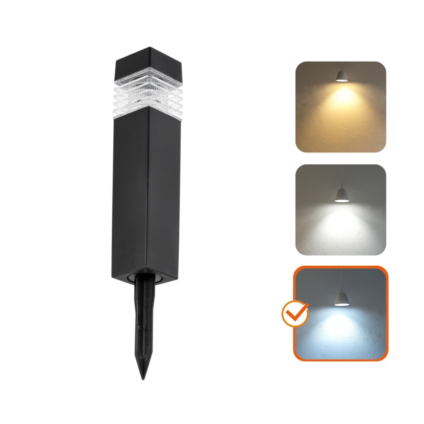 KOMPLEKTAS 4x LED šviestuvas, įkraunamas saulės energija LED/0,06W/1,2V 6000K IP44