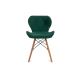 KOMPLEKTAS 4x Valgomojo kėdė TRIGO 74x48 cm šviesiai žalia/bukas