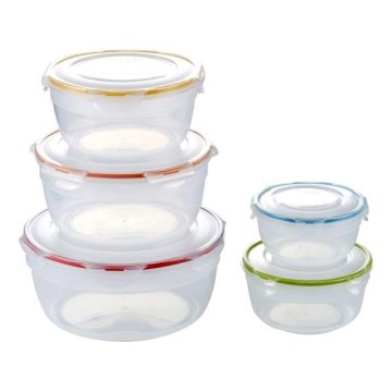 Komplektas 5 vnt. maisto laikymo indų LOCK