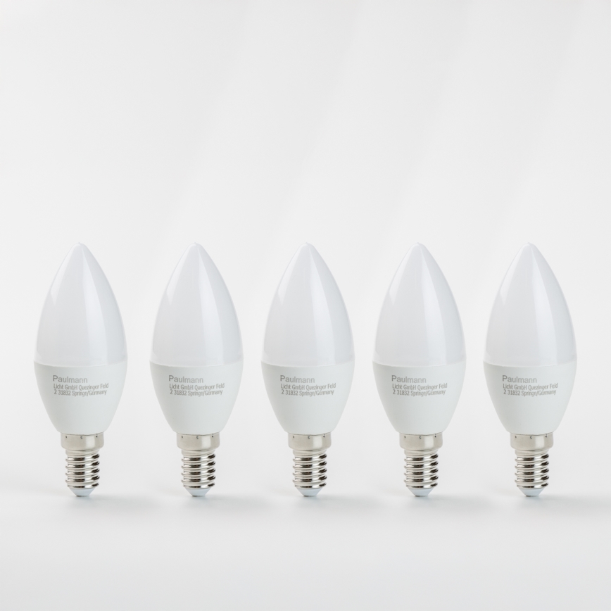 KOMPLEKTAS 5x LED elektros lemputė E14/5,5W/230V 2700K - Paulmann 28782
