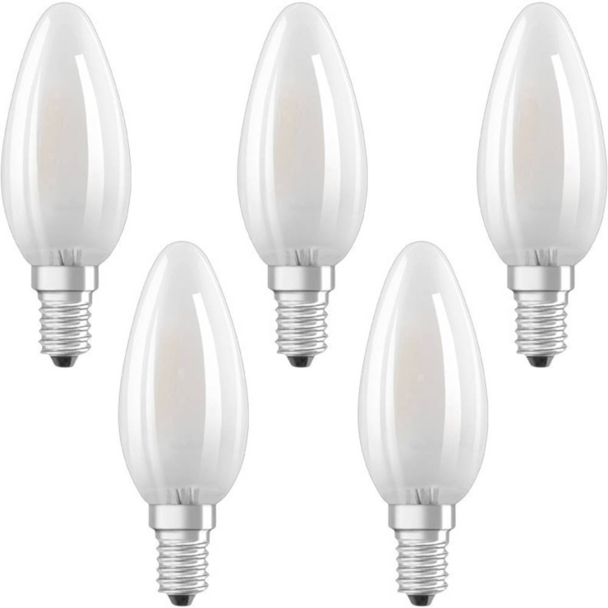 KOMPLEKTAS 5x LED Elektros lemputė VINTAGE E14/4W/230V 2700K - Osram