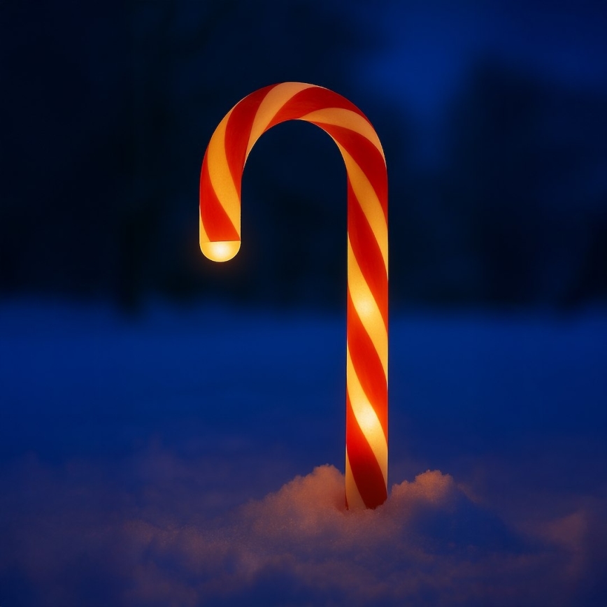 Komplektas 5x LED lauko kalėdinės dekoracijos LED/2W/230V IP44 raudonos