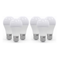 KOMPLEKTAS 6x LED elektros lemputė E27/10W/230V 2800K