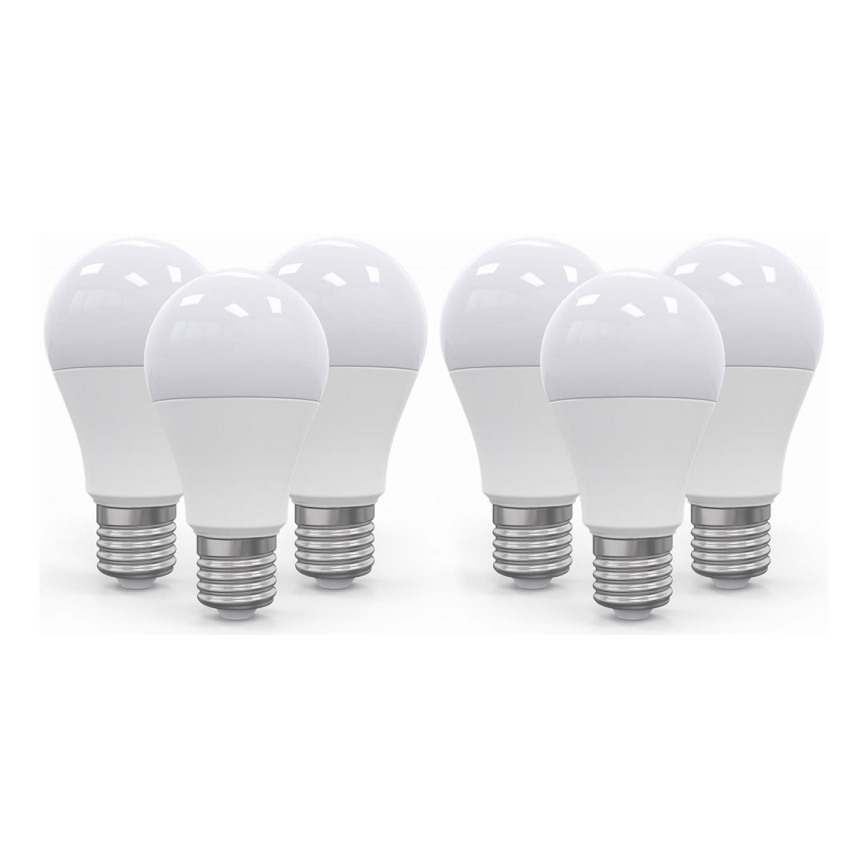 KOMPLEKTAS 6x LED elektros lemputė E27/10W/230V 2800K
