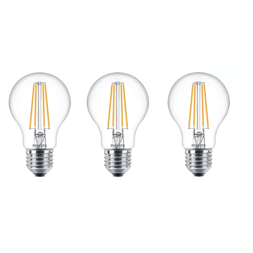 KOMPLEKTAS 6x LED elektros lemputė VINTAGE Philips E27/4W/230V 2700K