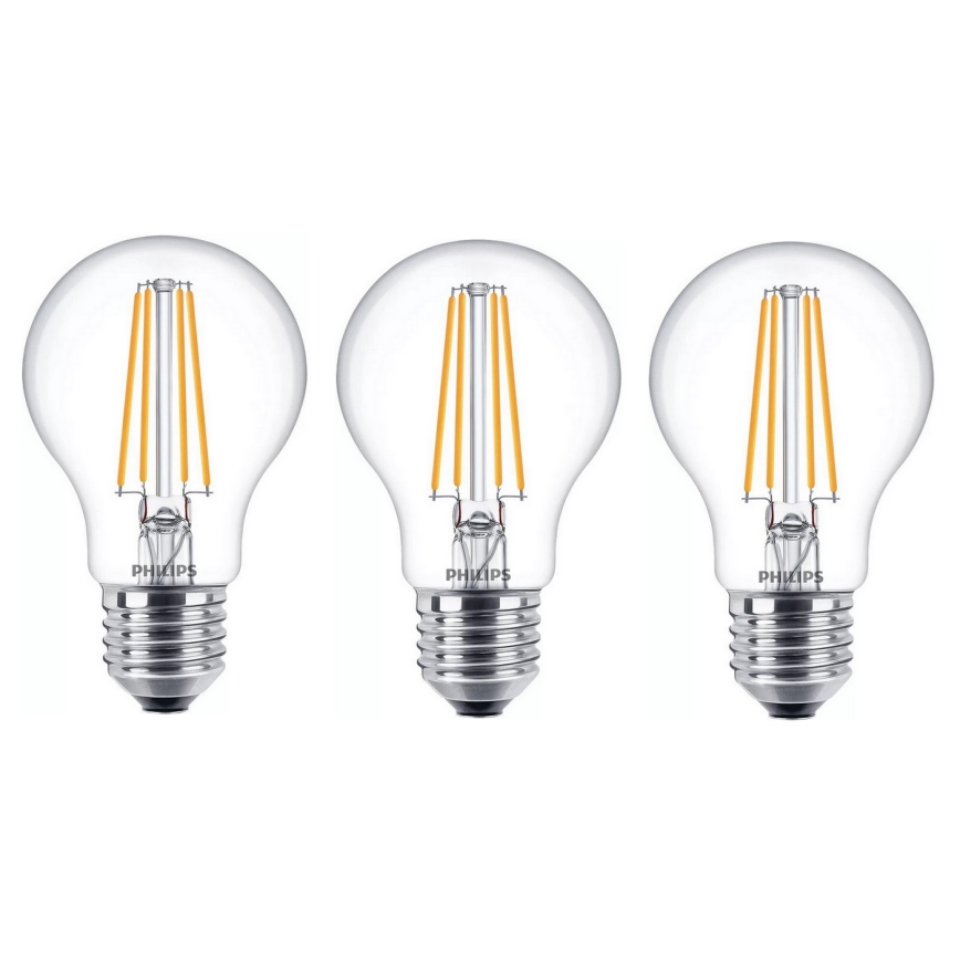 KOMPLEKTAS 6x LED elektros lemputė VINTAGE Philips E27/7W/230V 2700K