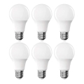KOMPLEKTAS 6x LED Lemputė A60 E27/8,8W/230V 4000K