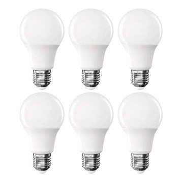 KOMPLEKTAS 6x LED Lemputė A60 E27/8,8W/230V 4000K