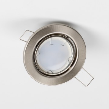 Komplektas iš 5 vonios įleidžiamųjų šviestuvų, 1xGU10/4W/230V, IP23, matinė chromo apdaila