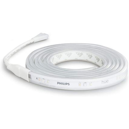 KOMPLEKTAS - LED RGBW Reguliuojama juostelė Philips Hue WHITE AND COLOR AMBIANCE 2m LED/20W/230V + juostelė 1m LED/11W/12V