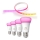 KOMPLEKTAS - LED RGBW Reguliuojama juostelė Philips Hue WHITE AND COLOR AMBIANCE 2m LED/20W/230V + 4x Pritemdoma elektros lemputė Philips A60 E27/6,5W/230V 2000-6500K