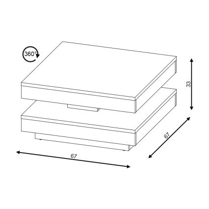 Konferencinis stalas TIMO baltas