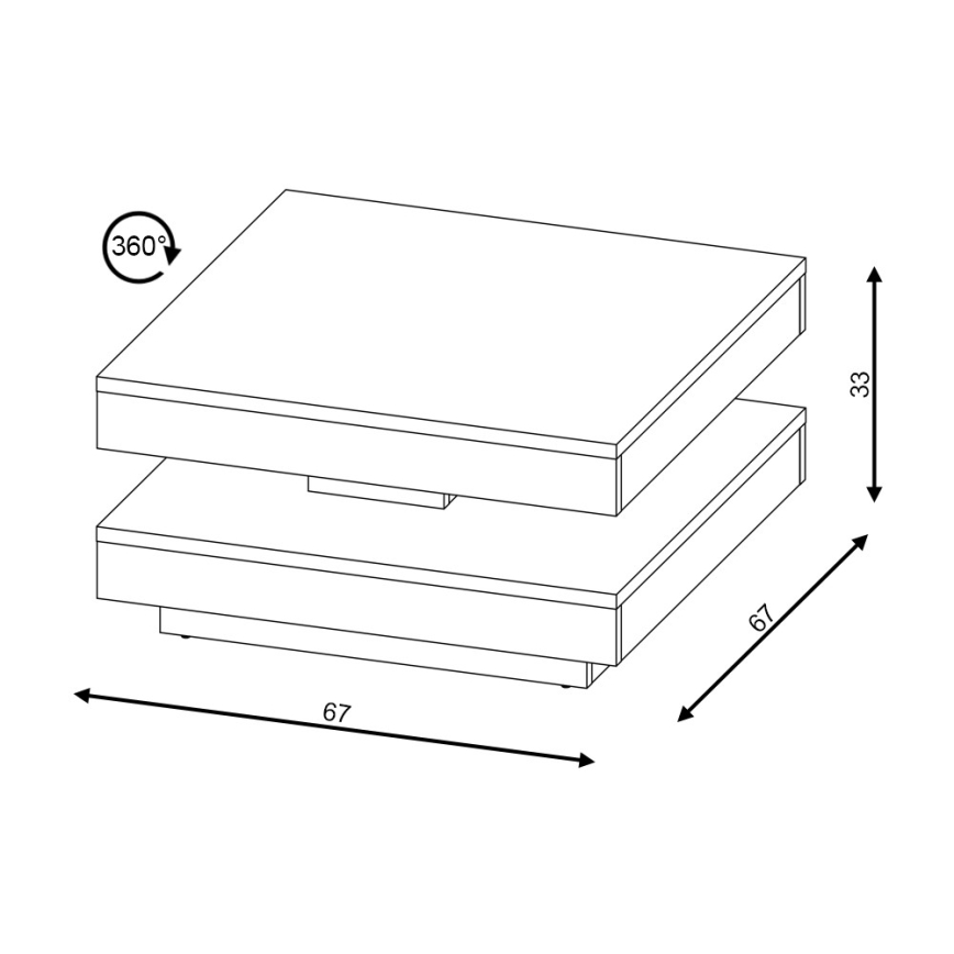 Konferencinis stalas TIMO baltas/pilkas betonas