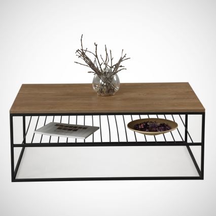 Konferencinis staliukas ETNA 43x95 cm ruda/juoda