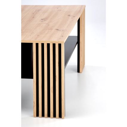 Konferencinis staliukas FORMA 110x65 cm rudas/juodas