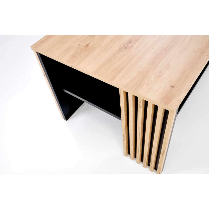 Konferencinis staliukas FORMA 110x65 cm rudas/juodas