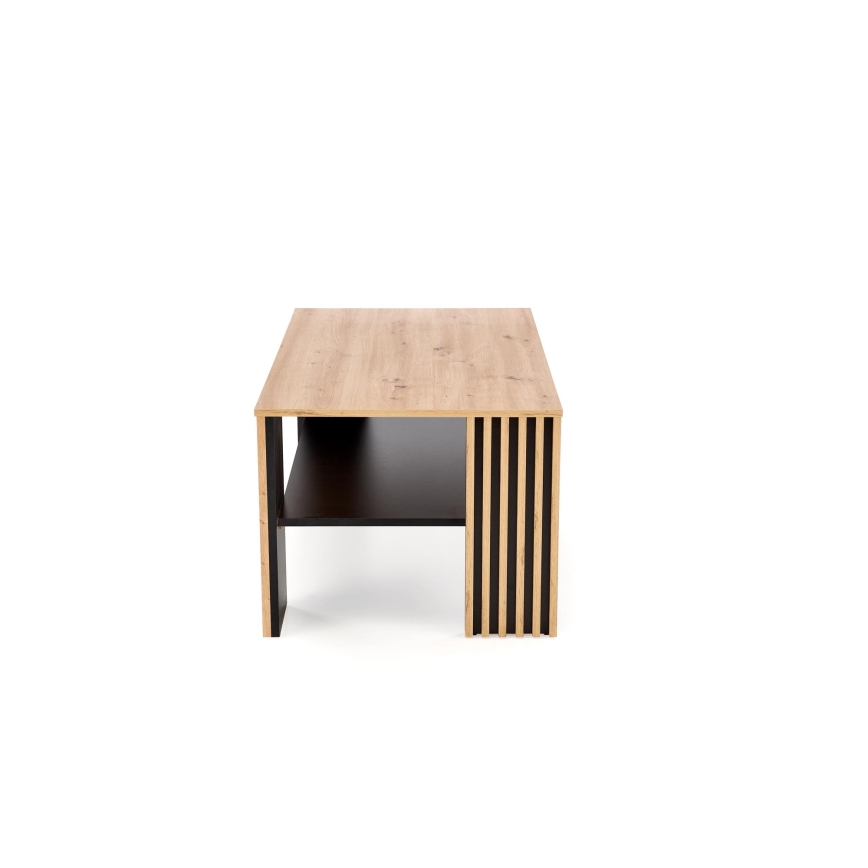 Konferencinis staliukas FORMA 110x65 cm rudas/juodas